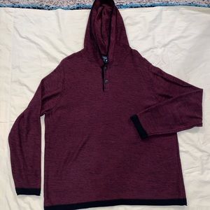 Mens American Eagle Knit Hoodie Sweater Size XXL